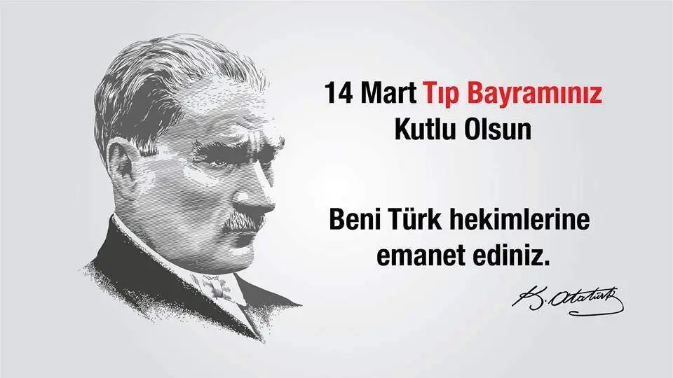 Tüm Sağlık Çalışanlarımızın 14 Mart Tıp Bayramını Kutluyoruz! 