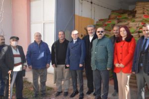 Sayın Kaymakamımız Pekpak, “Tarım Arazilerinin Kullanımının Etkinleştirilmesi” Projesi Kapsamında TİGEM Buğday Tohumu Dağıtımına Katıldı