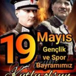 19 Mayıs Atatürk’ü Anma, Gençlik ve Spor Bayramı kutlu olsun. Gazi Mustafa Kemal Atatürk ve silah arkadaşlarını rahmet ve şükranla anıyoruz. 🇹🇷🌺